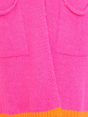 Zwillingsherz Cardigan 'Neon & Love' i pink