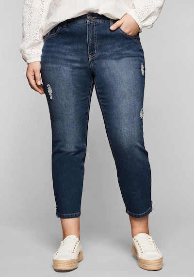 Jeans SHEEGO pe albastru denim, Vizualizare model