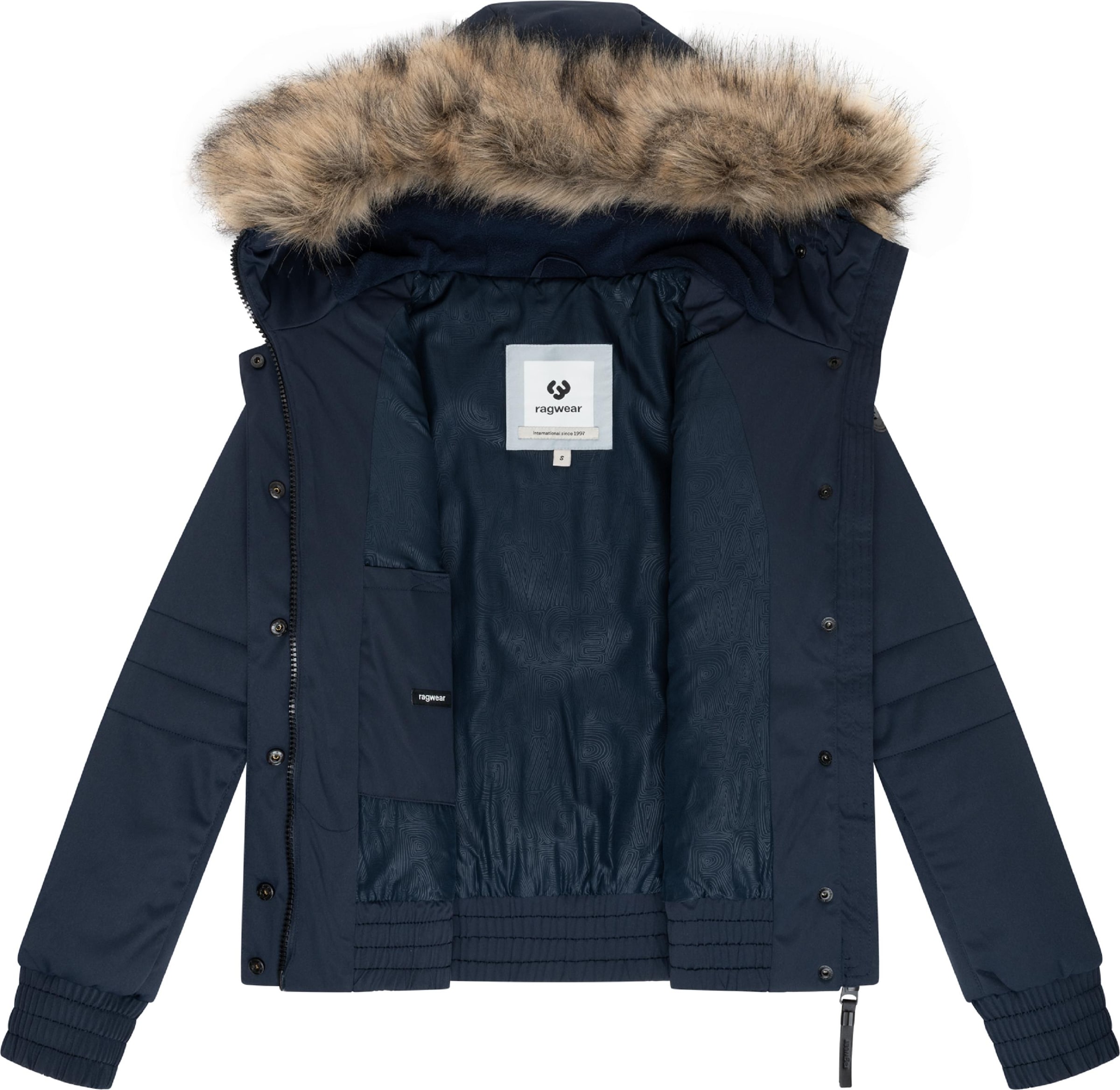 Ragwear Winterjas 'Deluxia Youmodo' in Blauw