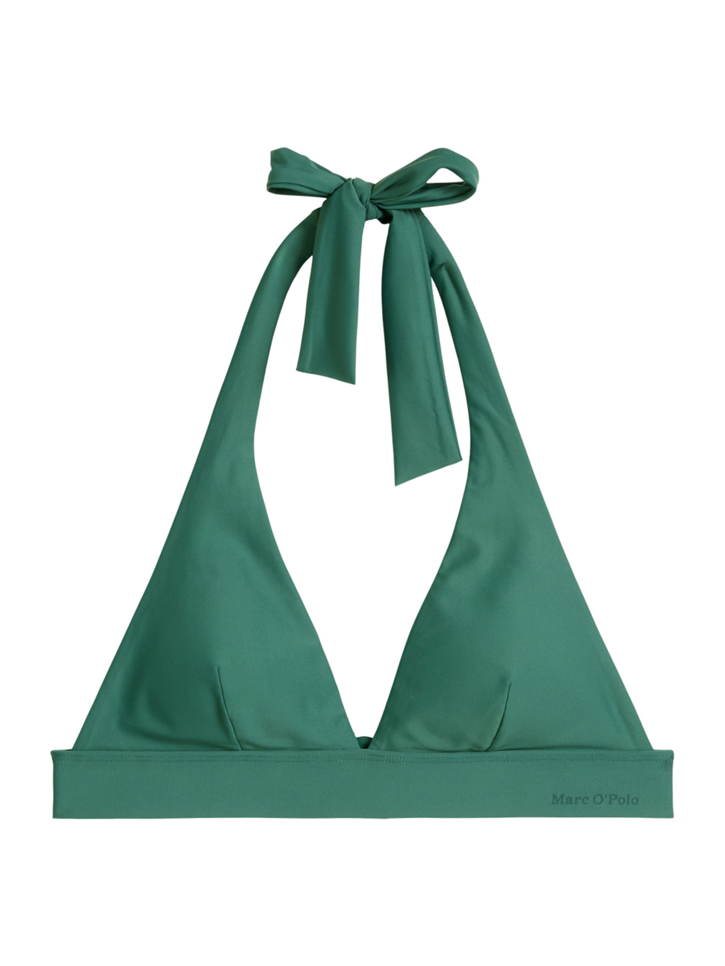 Marc O'Polo - Triángulo Top de bikini ' Geo Capsule ' en verde: frente