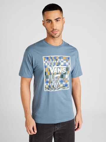 T-Shirt VANS en bleu : devant