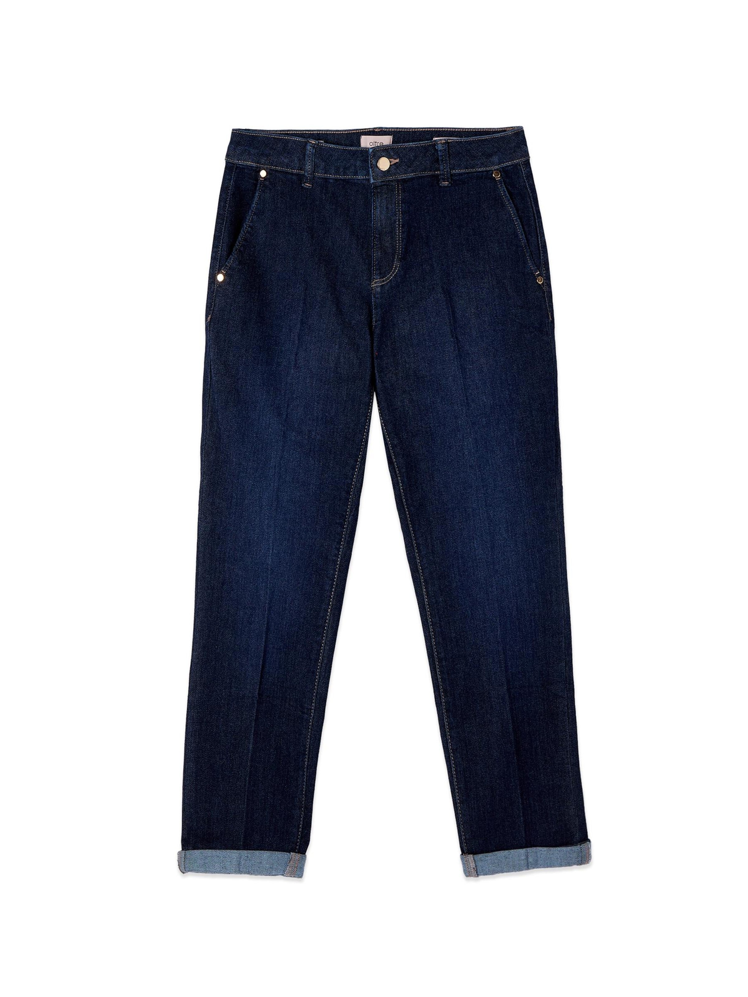 Loosefit Jean oltre en bleu : devant