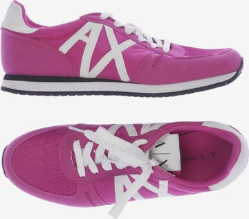 ARMANI EXCHANGE Sneakers & Trainers in 39 in Pink: front