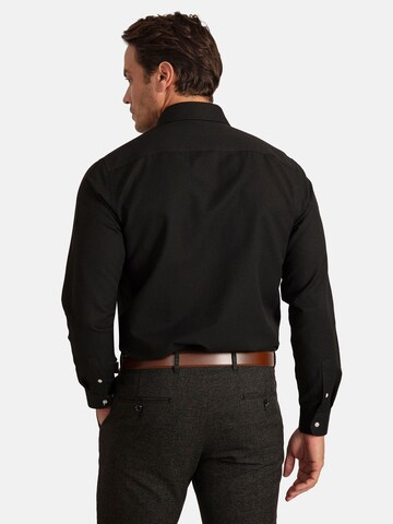 Williot Regular Fit Hemd 'Oxford' in Schwarz
