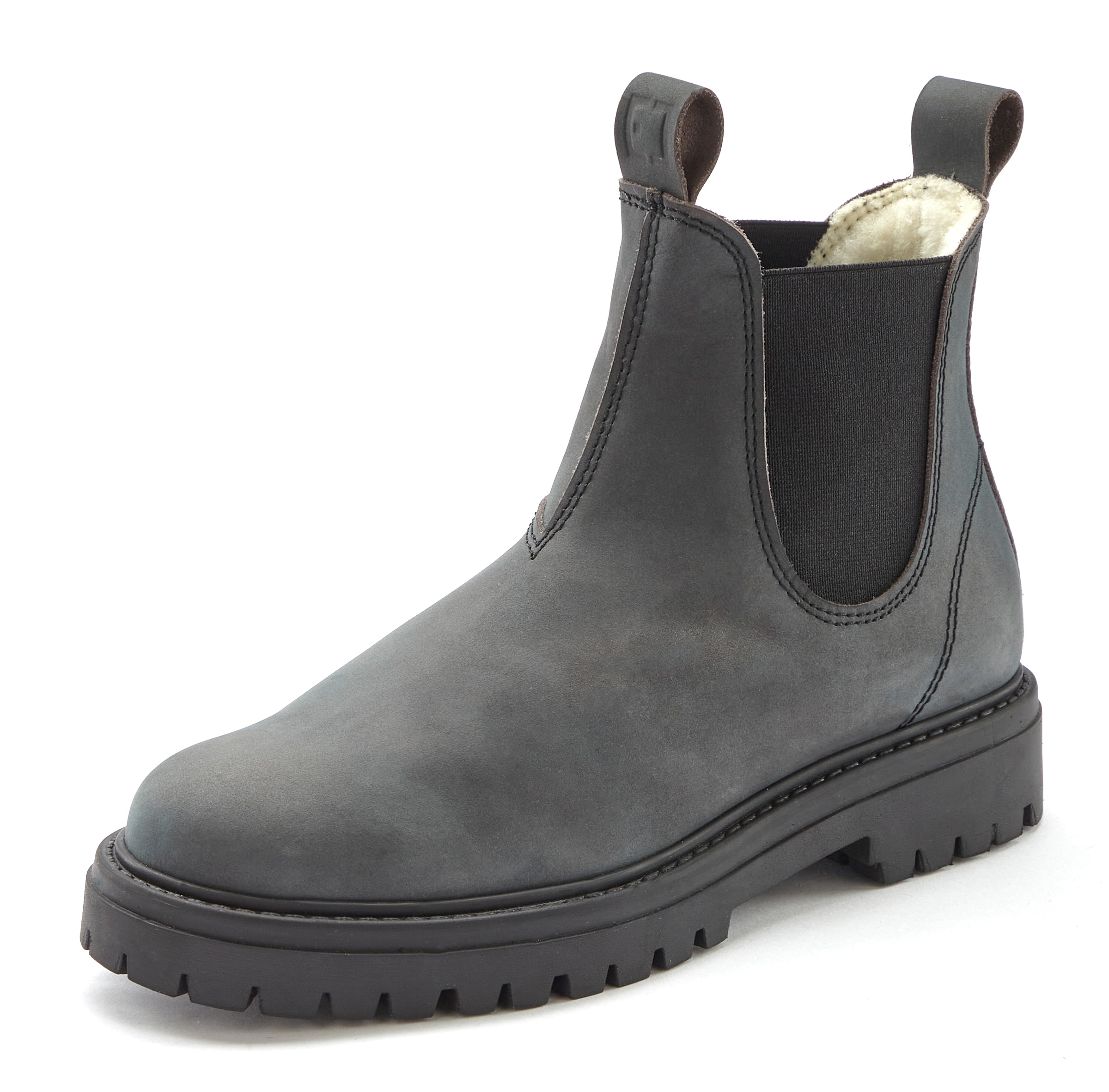 Elbsand Chelsea Boots in Grey: front