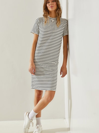 Bianco Lucci Šaty - čierna / biela, Produkt