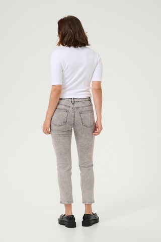 Kaffe Slimfit Jeans 'KAAmelia' i grå