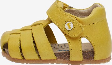 Falcotto Open shoes 'ALBY' in Yellow: front