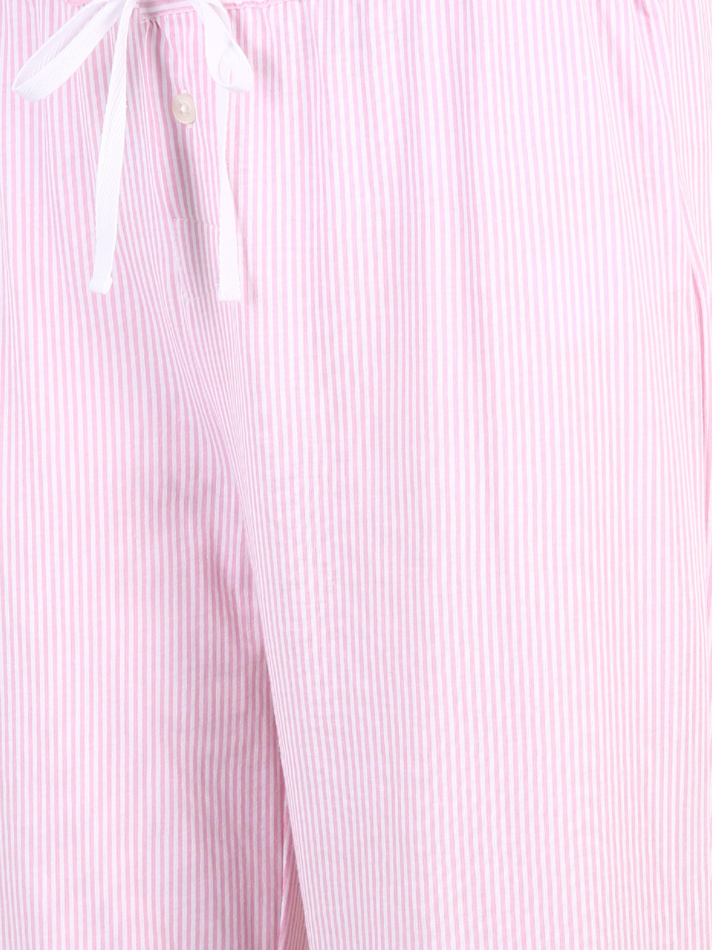 rožinė Lauren Ralph Lauren Standartinis Pižaminės kelnės