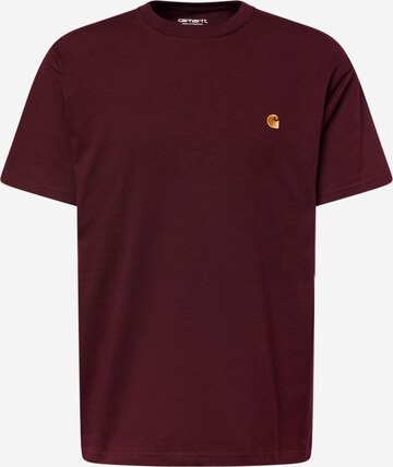 Carhartt WIP Shirt 'Chase' in Rood: voorkant