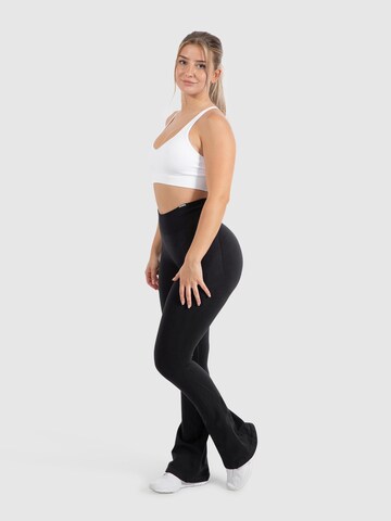 évasé Leggings Smilodox en noir