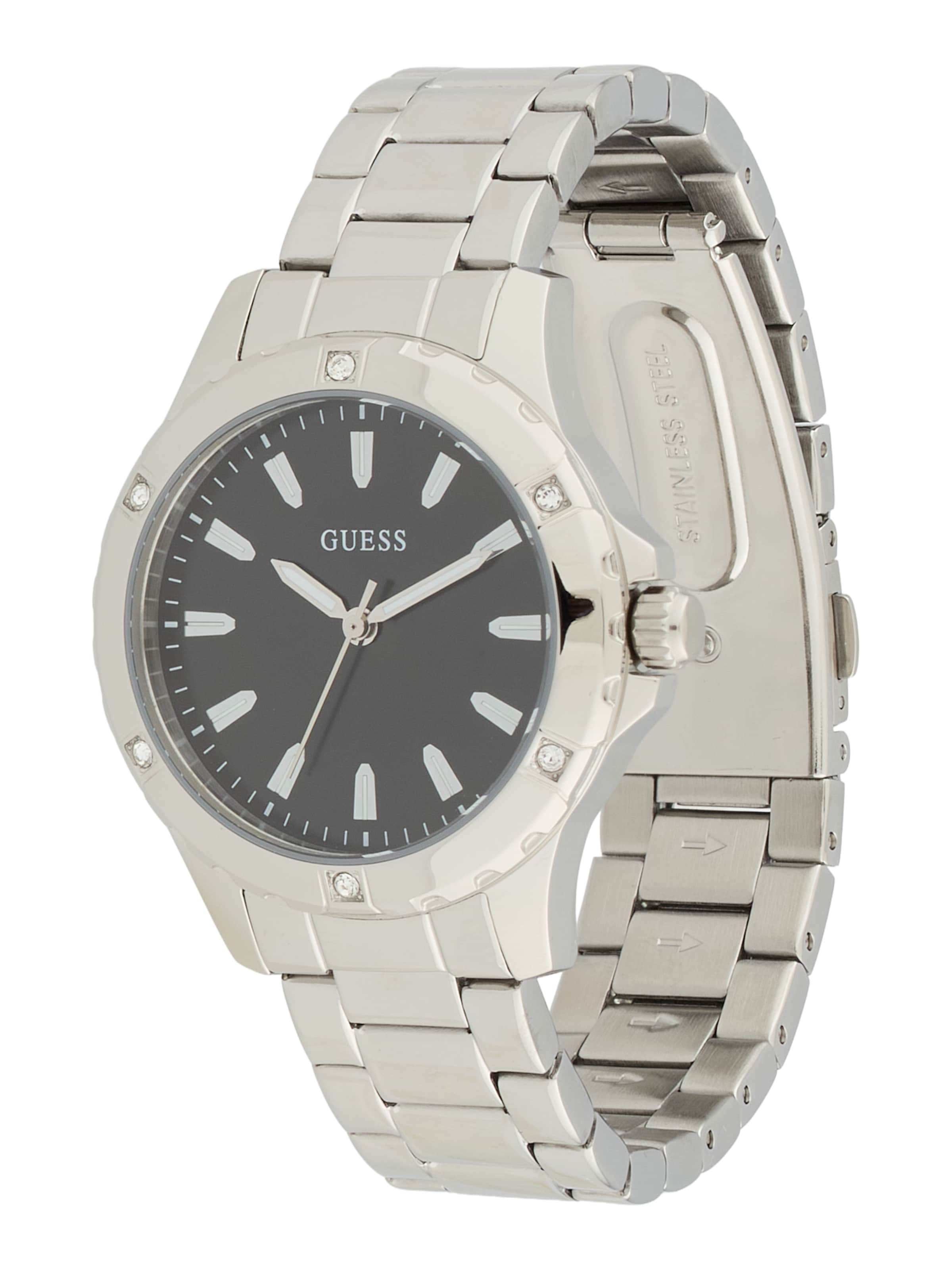 GUESS Analoogkell 'Mist', värv Hõbe: eest vaates