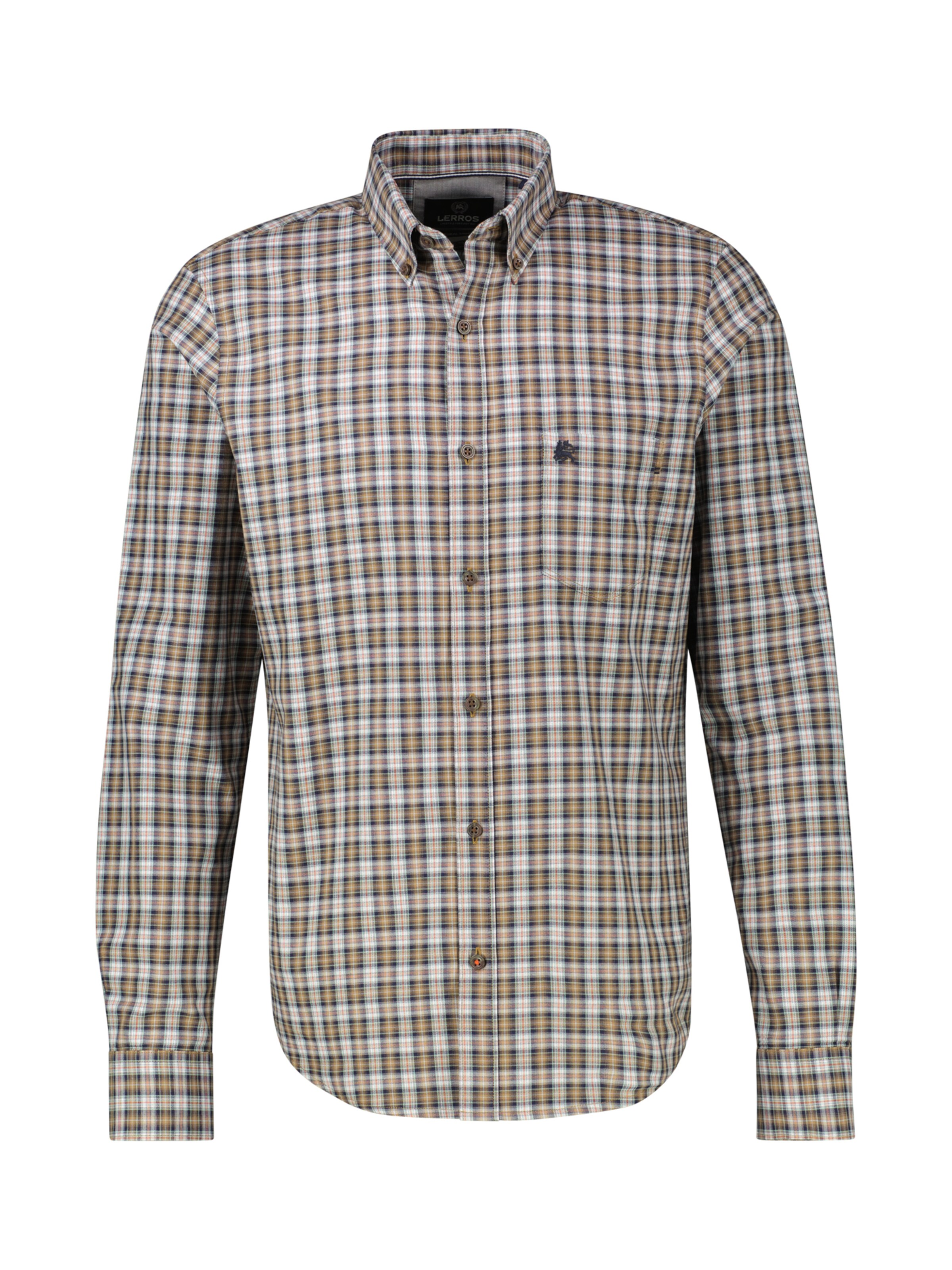 LERROS Hemd in Braun: Vorderseite
