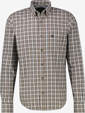 LERROS Button Up Shirt in Brown: front