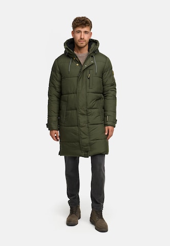 INDICODE JEANS Winterjas 'Studs' in Groen