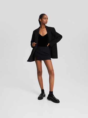 Bershka Shirt bodysuit in Black