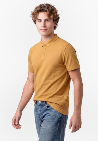 T-Shirt MO en marron : devant