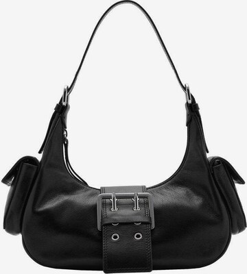 MANGO Handtasche in Schwarz: predná strana