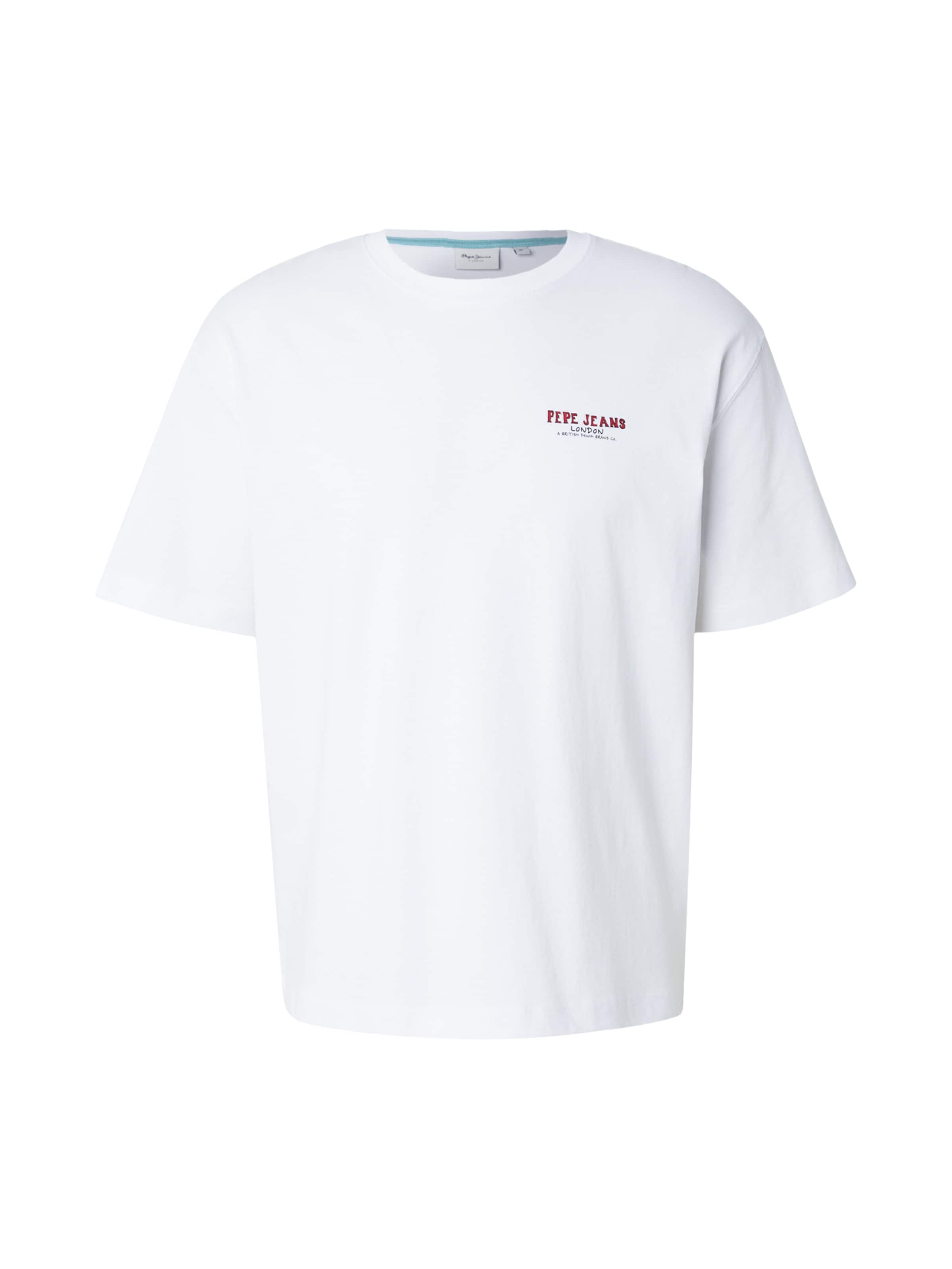 Pepe Jeans - Camiseta 'CHELSEA' en blanco: frente