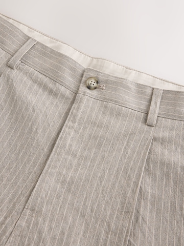 Next Loose fit Pleat-front trousers in Grey