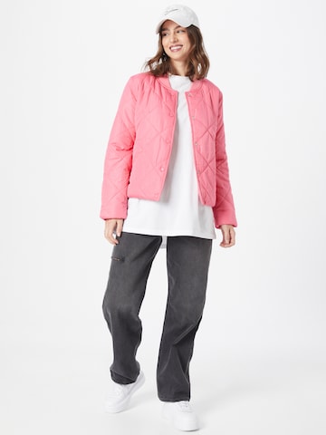PIECES Between-Season Jacket 'BEE' in Pink