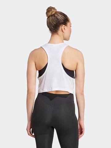 ADIDAS PERFORMANCE Sporttop 'Essentials' in Wit