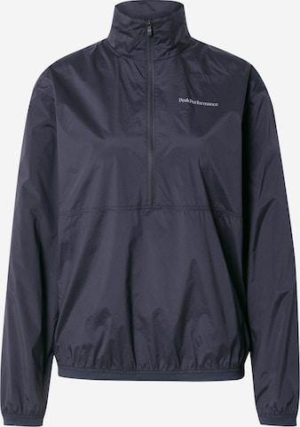Veste de sport PEAK PERFORMANCE en noir : devant