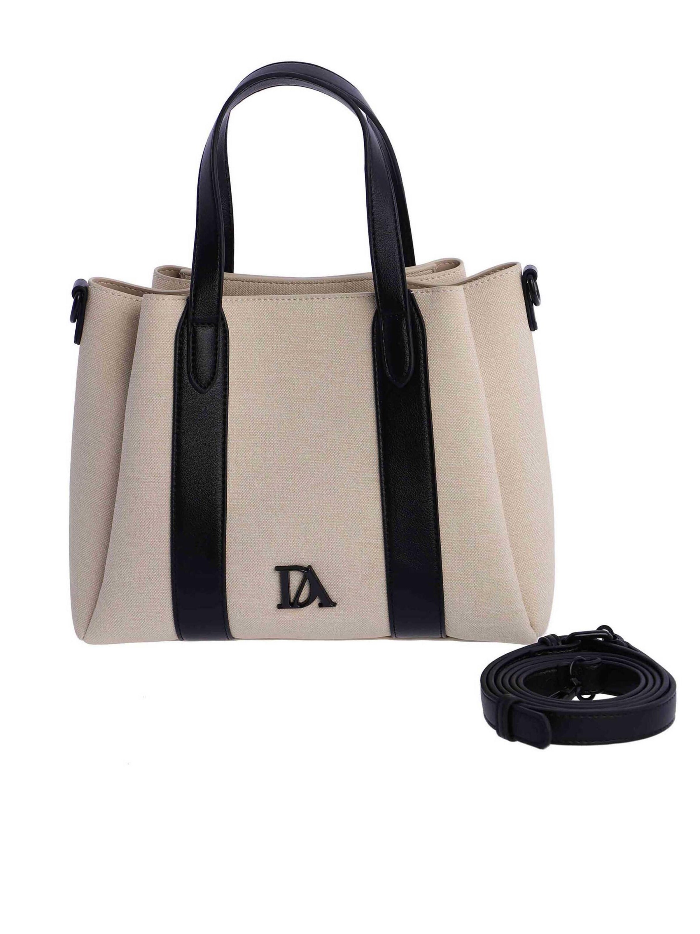 Don Algodon - Bolso de mano en negro: frente