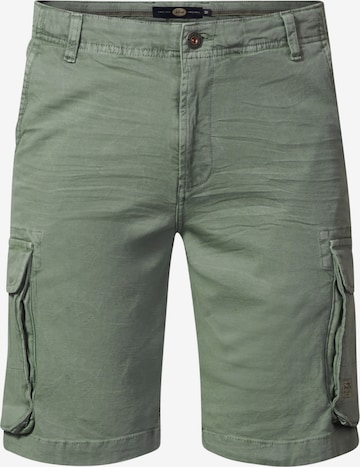 Petrol Industries Regular Cargo trousers in Grey: front