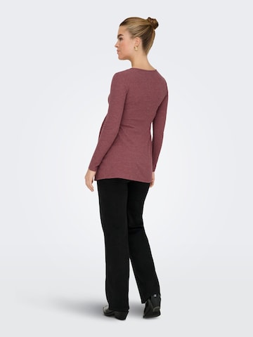 Only Maternity Bluse 'OLMMALAYA' i brun