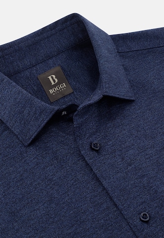 Coupe regular Chemise Boggi Milano en bleu