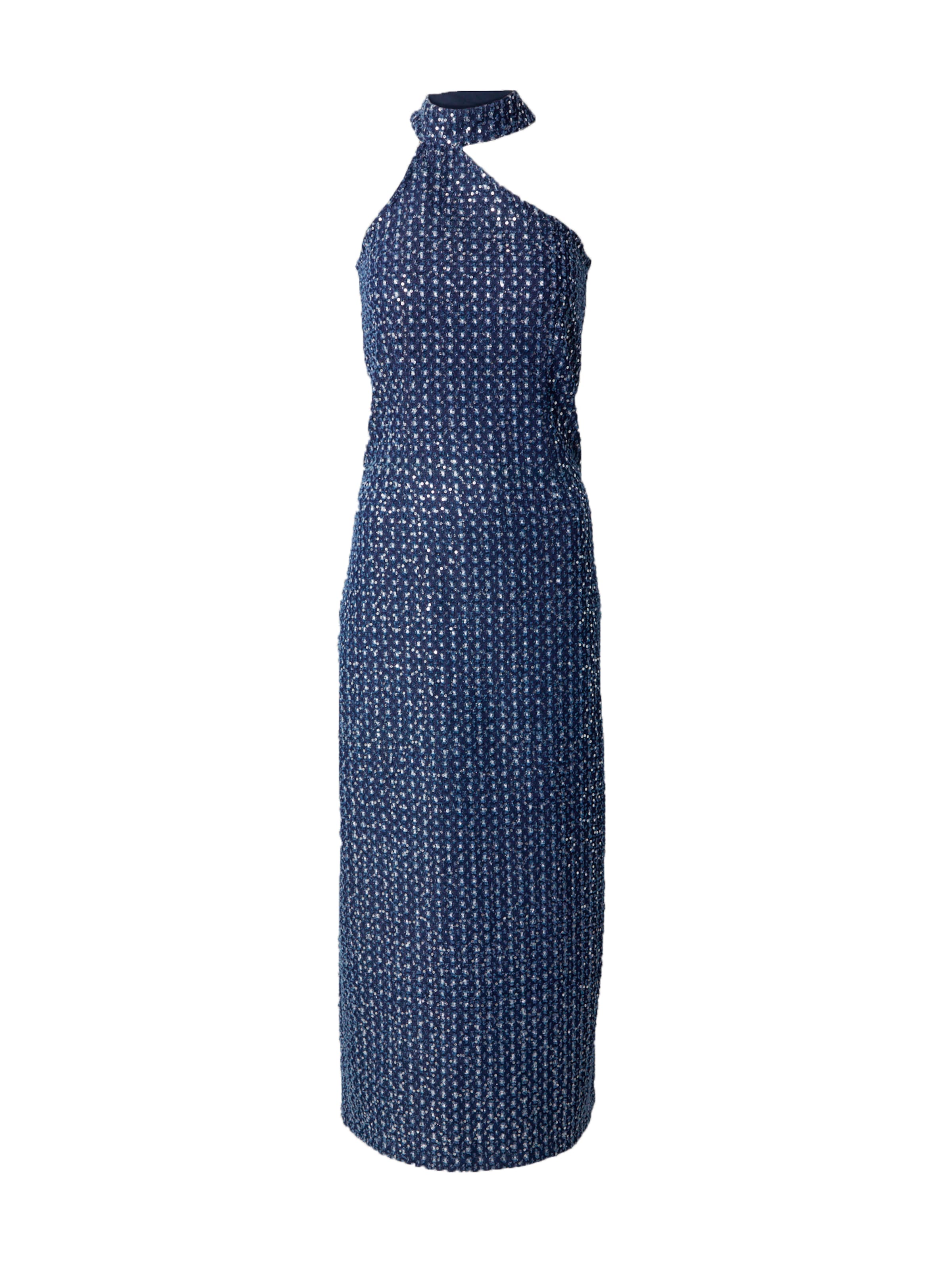 Résumé Společenské šaty 'Valvina' – modrá: přední strana