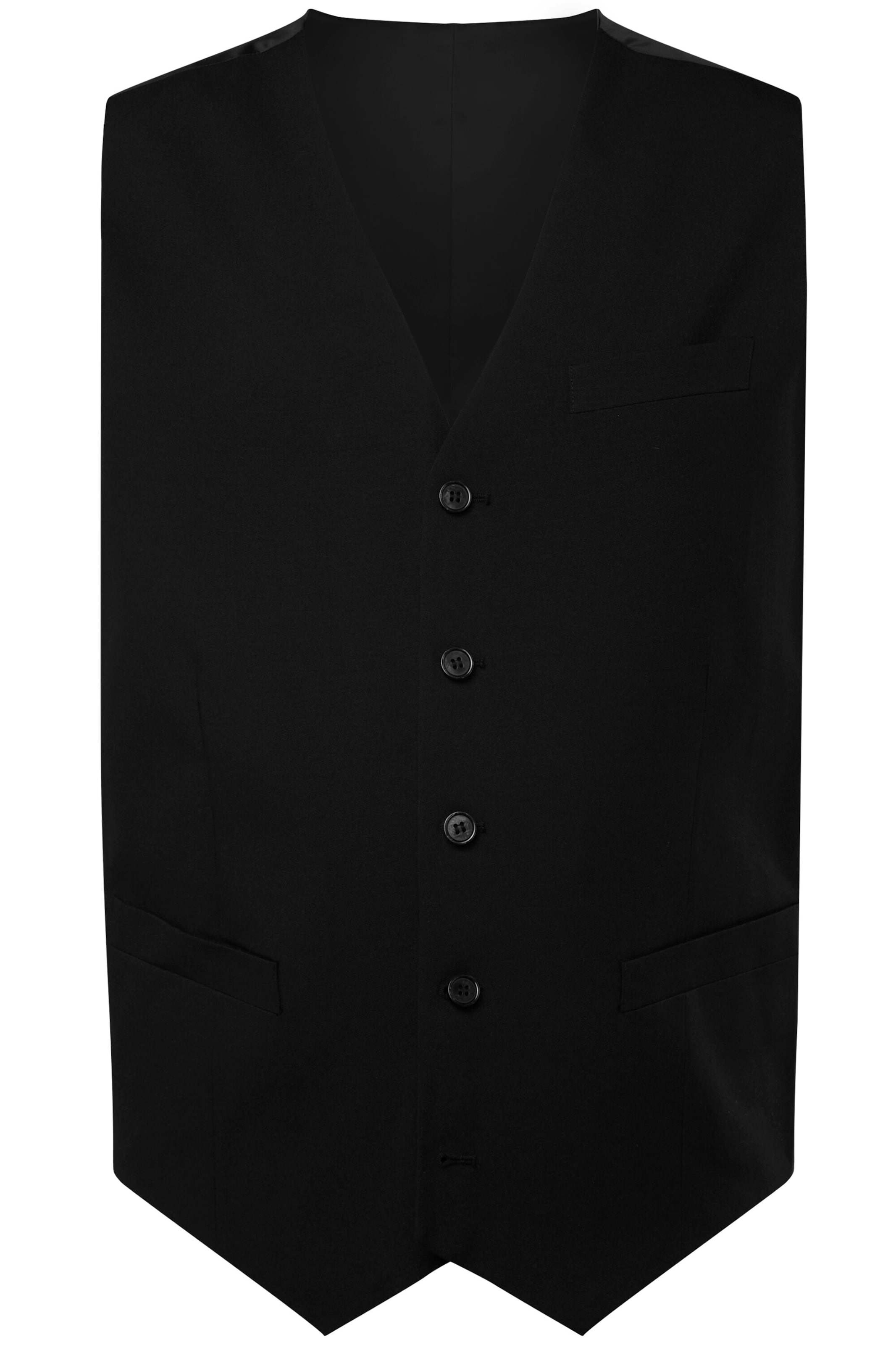 Men Plus Suit vest in Black: front