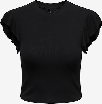 ONLY Shirt 'BELIA' in Zwart: voorkant