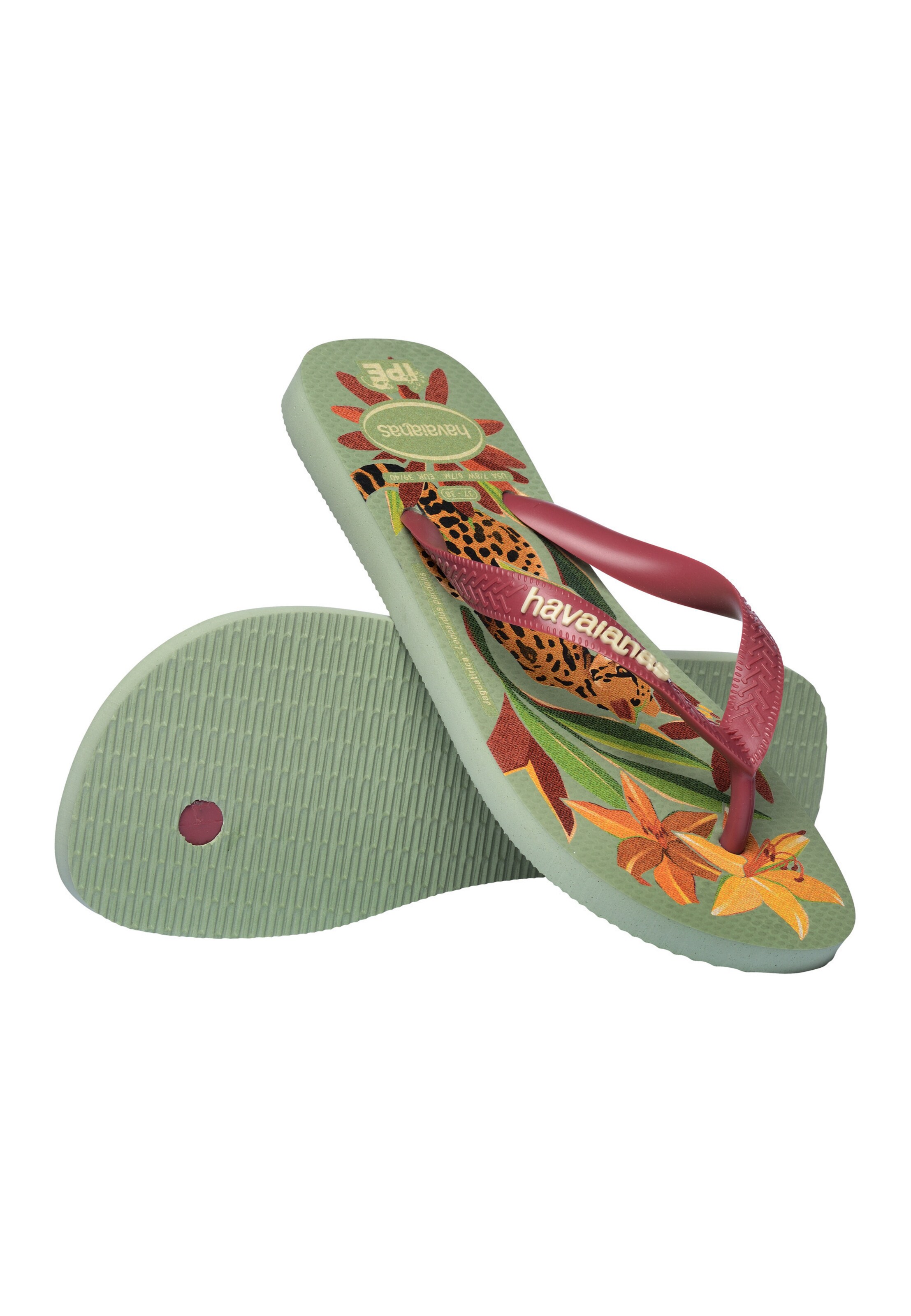 HAVAIANAS - Sandalias de dedo 'Ipe' en rojo
