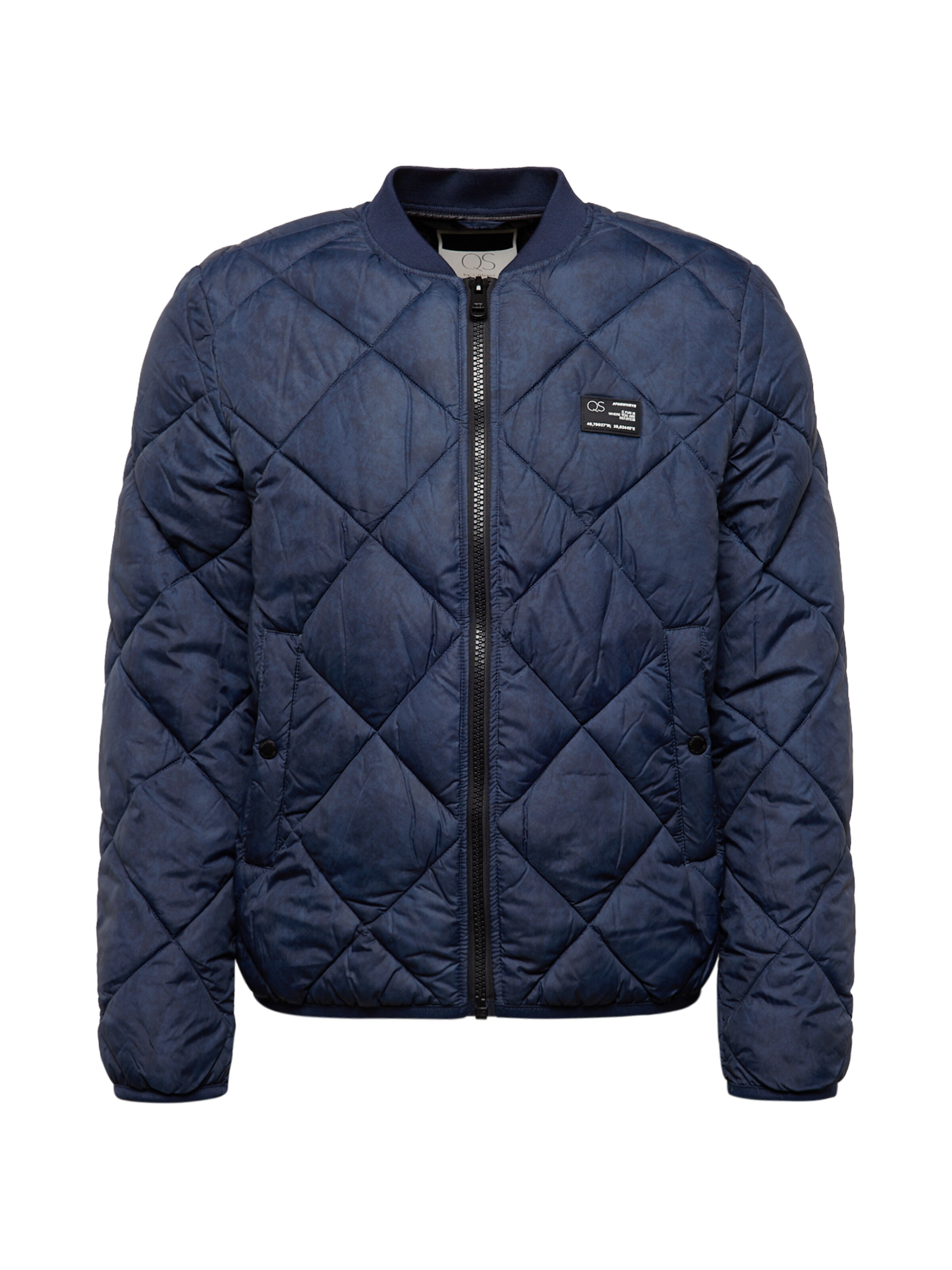 QS Jacke in Blau: Vorderseite