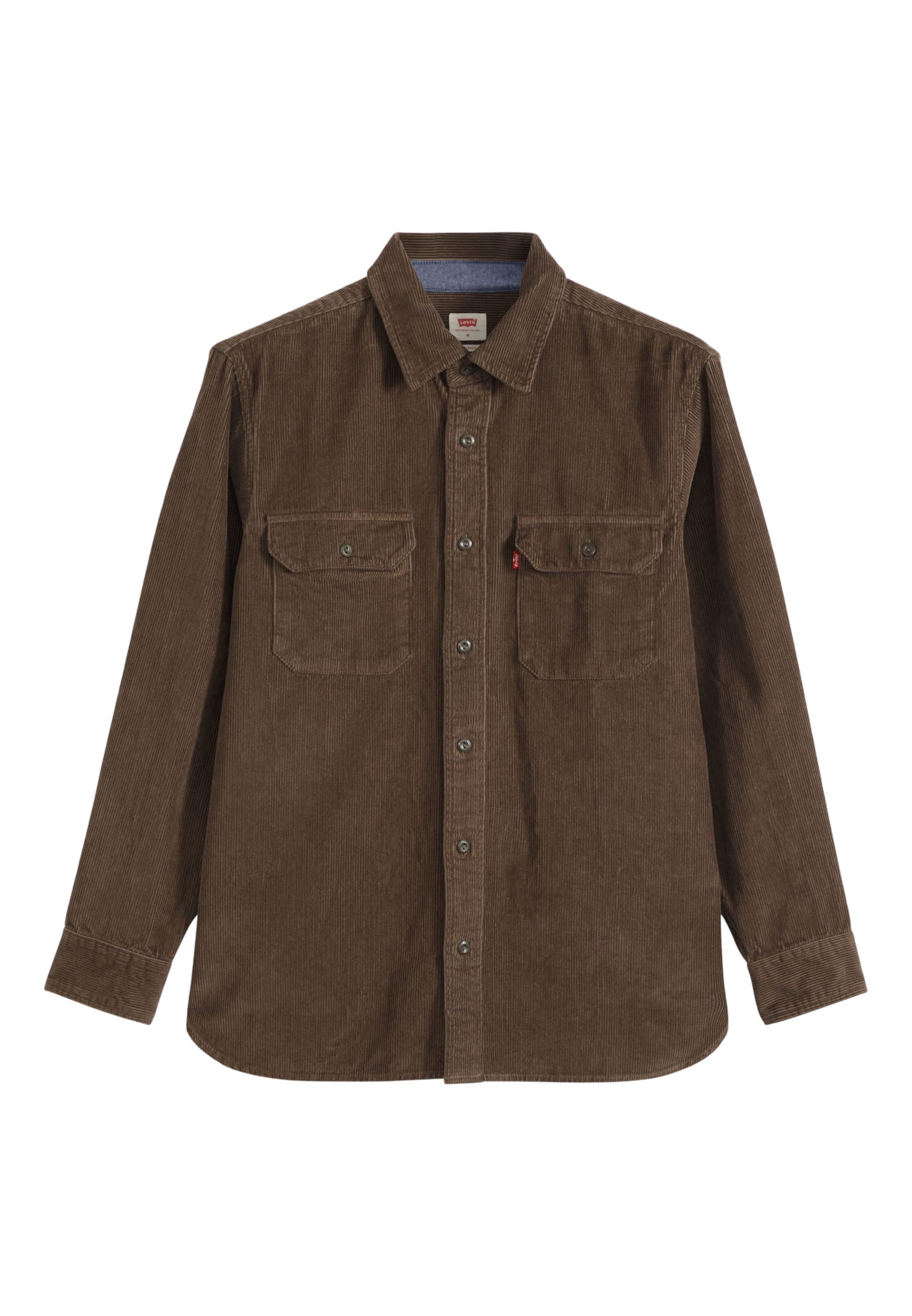 LEVI'S ® - Camisa 'CLASSICWORKER' em castanho: frente
