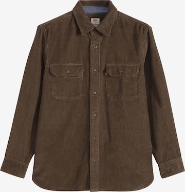 LEVI'S ® - Camisa 'CLASSICWORKER' em castanho: frente