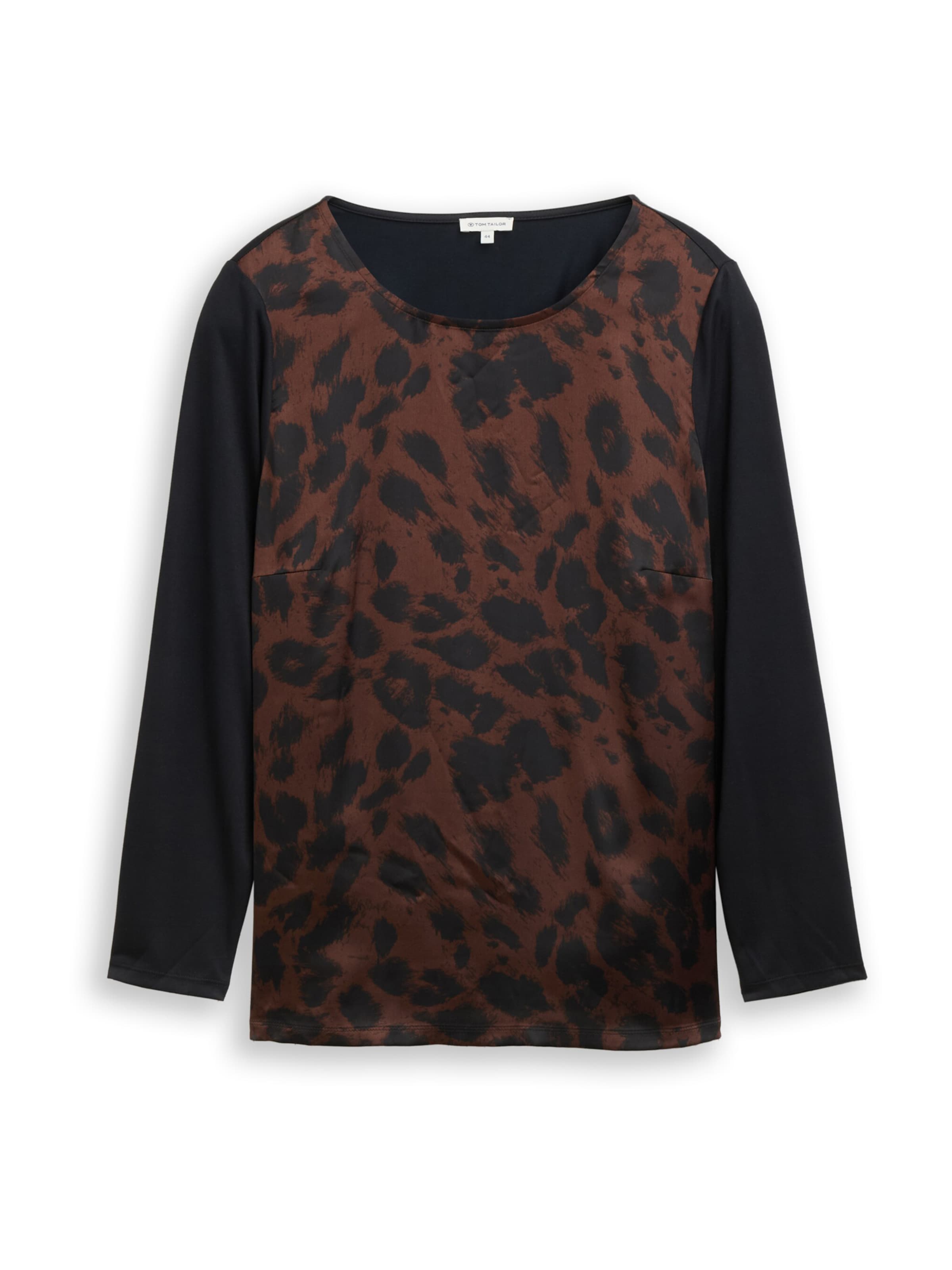 Tom Tailor Women + Shirt in Brown: front