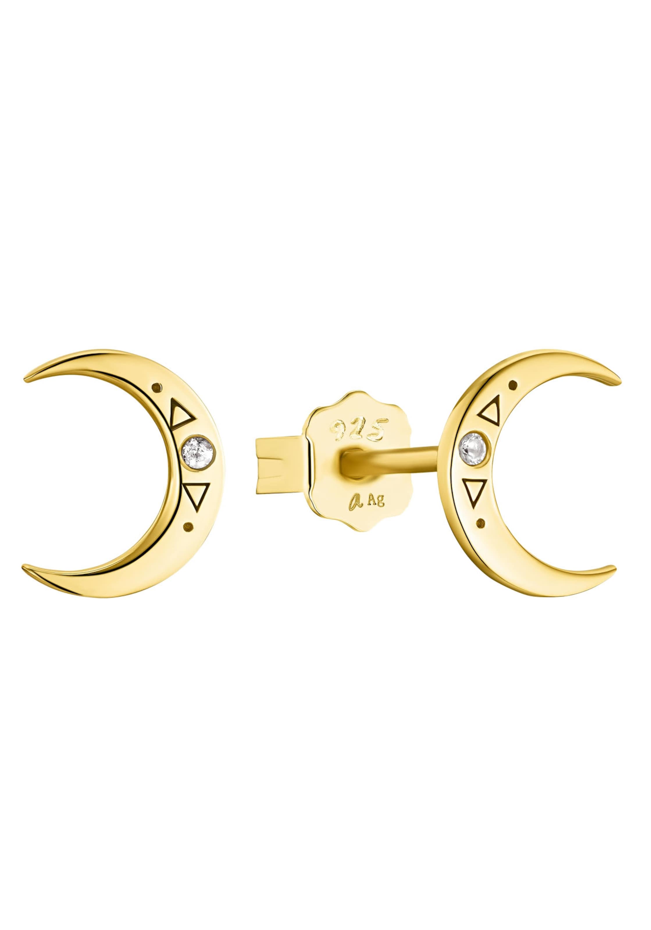AMOR Earrings 'Mond' in Gold