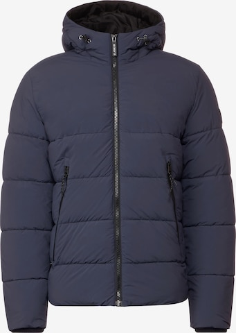 Street One MEN Winter Jacket in Blue: front