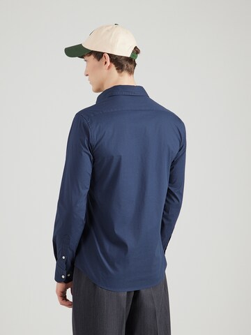 La Martina Slim fit Ing - kék: hátul