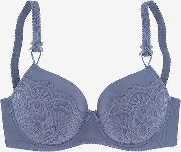 LASCANA Bra 'Aurora' in Blue: front