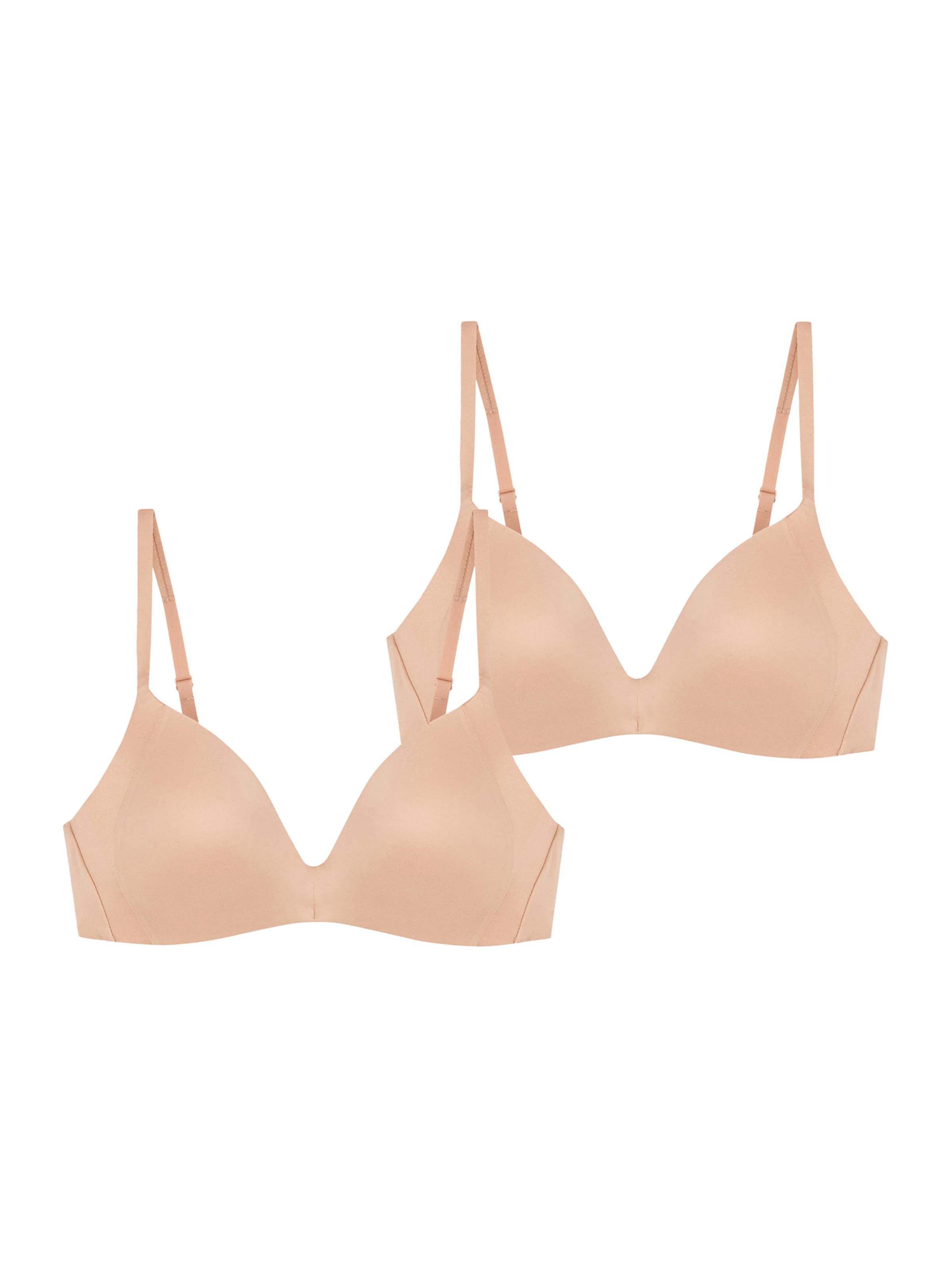 Invisible Soutien-gorge ' Body Make-up Soft Touch ' TRIUMPH en beige : devant