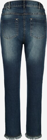 MIAMODA Skinny Jeans in Blue