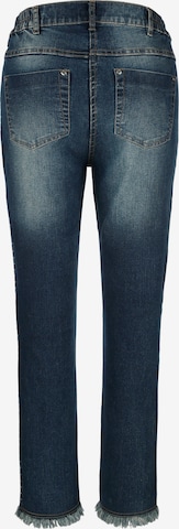 MIAMODA Skinny Jeans in Blue