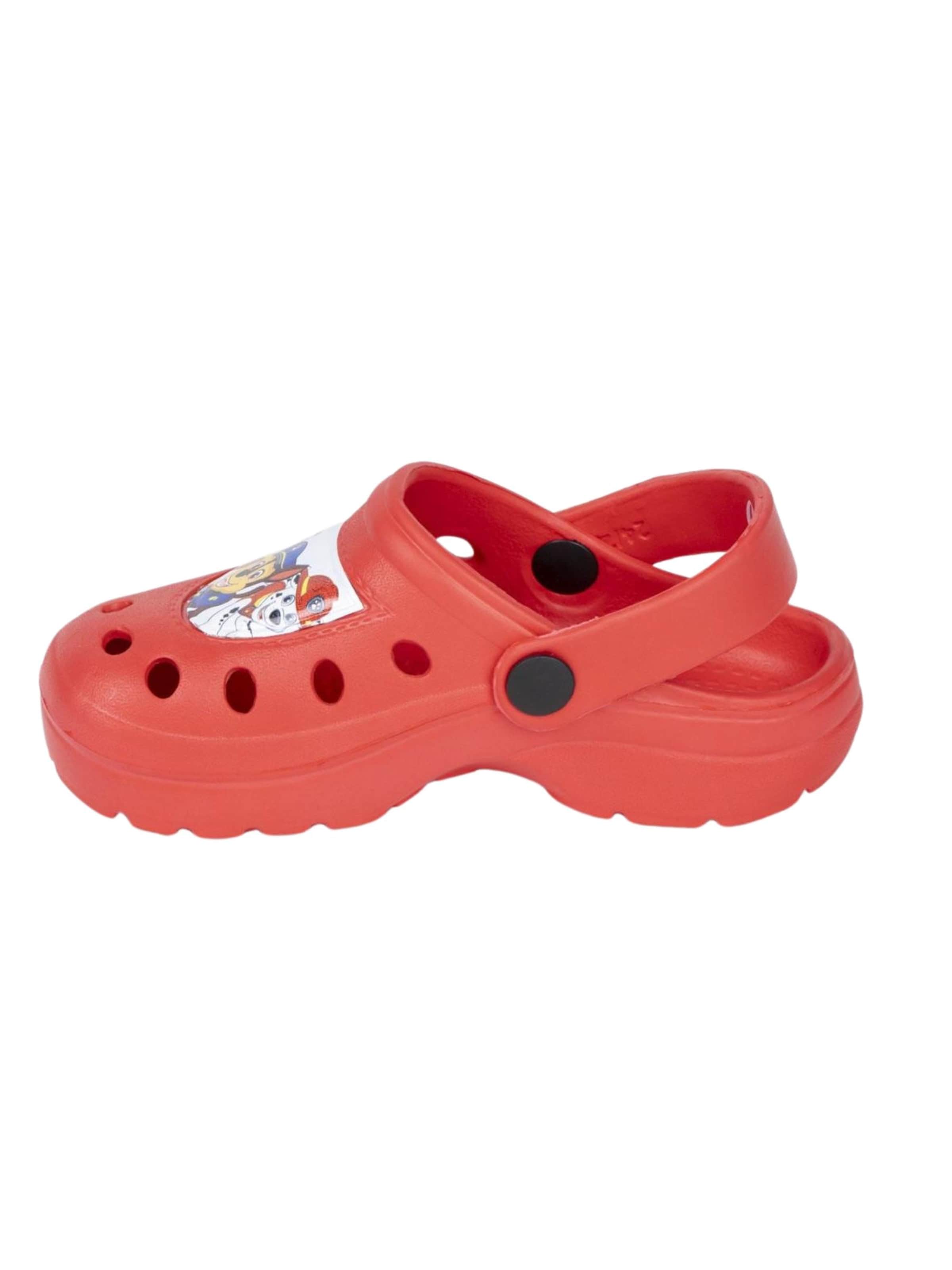 DISNEY Beach & Pool Shoes 'Clogs Paw' in Red