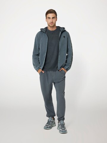 GUESS Sweatjacke in Blau