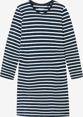 SCHIESSER Nachthemd 'Casual Essentials' in Blau: Vorderseite
