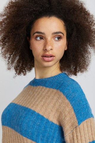 ICHI - Jersey 'KAMARA' en beige